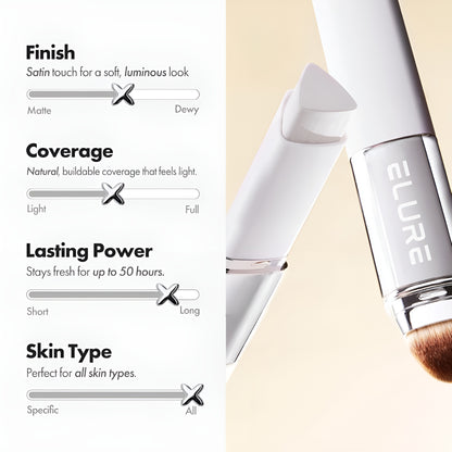 Elure 2 In 1 Foundation + Brush Stick